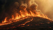 Devastating Wildfire Whirl: A Photo Real Representation of Carbon Heavy Practices and Global Warming