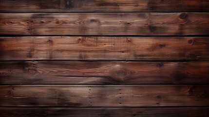 Poster - brown wooden background