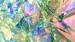Colorful abstract crystal background