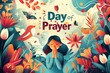 illustration with text to commemorate Day of Prayer