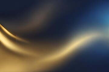 Wall Mural - Abstract gradient smooth Blurred Navy And Gold background image