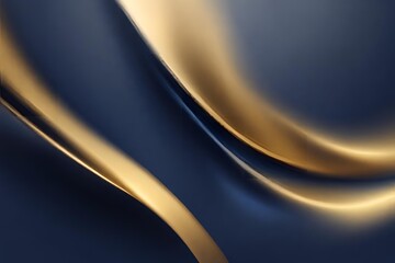 Wall Mural - Abstract gradient smooth Blurred Navy And Gold background image