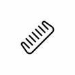 comb grooming hairstyle icon sign