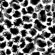 trend in textiles, vector background floral fabric, monochrome pattern seamless . hand drawing. Not AI, Vector illustration