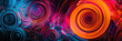 Hypnosis spiral. Abstract background with hypnotic patterns