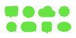Speech bubble icon. Vector icons