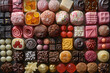 Assorted Candies 3d image wallpaper ,
A variety of chocolates are arranged in a square.
