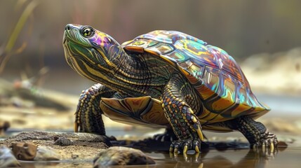 Wall Mural - rephrasing Turtle