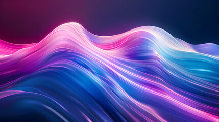 Wall Mural - Modern colorful curved background blue purple wave