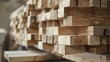 Stacked Pine Timber and Its Impact on Furniture Production and Industrial Woodworking