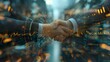 Partnership handshake distribution agreement agreed singed data-based deal closure a contract signed with Handshake Blending Tradition and Technology Innovation