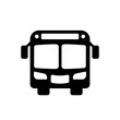 Bus Symbol Vektor schwarz