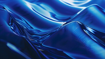 Witness the seamless integration of technology and aesthetics in an abstract blue background adorned with gentle diagonal lines, illustrating the flowing motion of dynamic technology. 