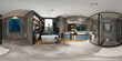 3d render of luxury bathroom interior