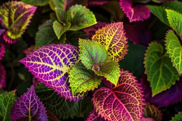 The coleus barbatus plant lives in tropical areas. the green leaves and tropical growth called coleus barbatus live in tropical areas - generative ai