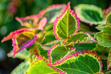 The coleus barbatus plant lives in tropical areas. the green leaves and tropical growth called coleus barbatus live in tropical areas - generative ai