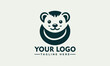 simple Ferret Logo Full Color Change in Vector ferret polecat pet friend fluffy animal cute vertebrate mustela