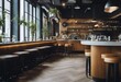 © akkash jpg - bar chairs walls indoors concrete interior cafe floor Modern wooden