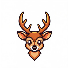 Wall Mural - Deer illustration Logo