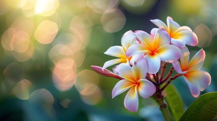 Canvas Print - Flower blooming under the sun