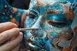 Celebrating Korean Artistry: Hands Painting a Traditional Mask for Asian American Pacific Islander Heritage Month