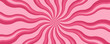 © Chorna_L - Spiral pink candy background with swirl pattern. Strawberry cream cartoon wallpaper. Sweets marshmallow and lollipop abstract twist backdrop. Vector sunburst psychedelic groovy stripes.