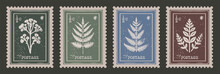 Retro Floral Postage Stamp Collection. Set Of Vintage Scrapbooking Post Mail Elements