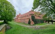 Defensive walls of Malbork Castle, a Teutonic fortress
