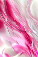 Wall Mural - Abstract color gradient background pink and white for the design of banners