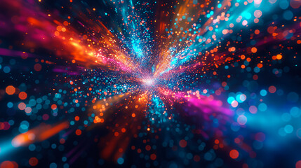 hypnotic space vortex in abstract art. depicting the energy and mystery of the cosmos and universe