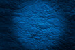 しわくちゃの和紙　暗い青のフレーム