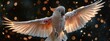 Cockatoo shouting in a lively debate, bright white feathers, expressive. Hyperdetailed. Photorealistic. HD. super detailed