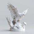 A 3D sculpture of a hand releasing a bird, a powerful image of letting go and embracing freedom.