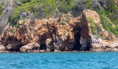 Wall Mural - Shore of an island in the sea