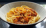 Fototapeta Sypialnia - spaghetti bolognese