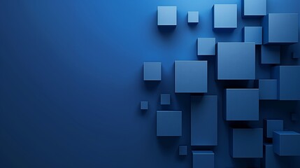 blue cube boxes background.