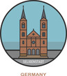 Seligenstadt. Cities and towns in Germany