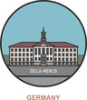 Zella-Mehlis. Cities and towns in Germany