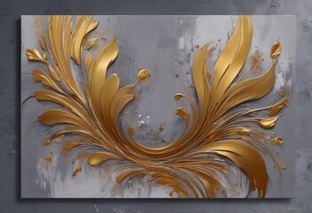 Wall Mural - abstract floral background