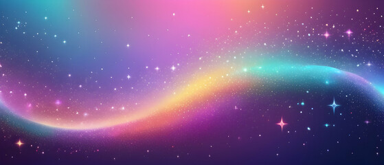 abstract rainbow mesh background in princess colors. fantasy gradient backdrop. holographic backgrou