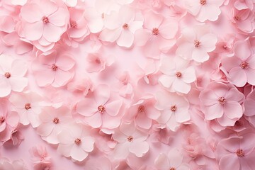 Wall Mural - Spring Blossom Pink Gradients - Floral Texture Background Blooms