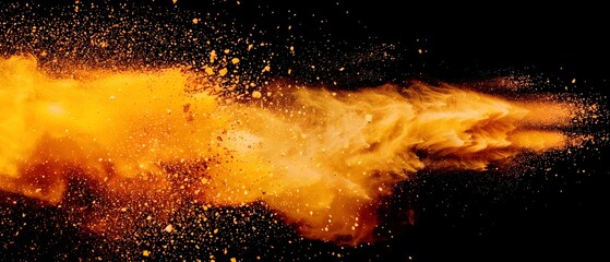 Wall Mural - fire in the night