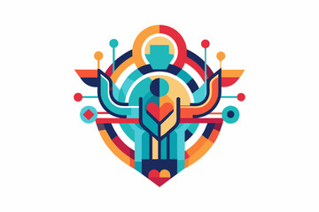 Poster - Imagine an abstract icon that reflects the complexity of human emotions
