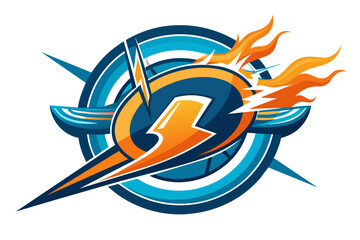 Aufkleber - The logo pulses with energy, its abstract forms dancing in rhythm What is the logo trying to communicate