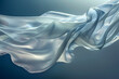 Ethereal shot of a silk scarf fluttering in the breeze 