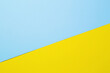 blue and yellow diagonal paper background