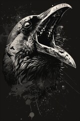 Wall Mural - Raven: Mystery of the Skies