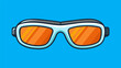 A pair of polarized sunglasses designed to block the suns glare and allow for better visibility underwater..