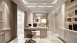© Georgii - Elegant home office in Neoclassical style with modern amenities and natural light