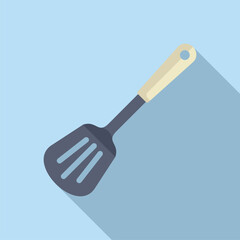 Wall Mural - Baker spatula tool icon flat vector. Kitchen element. Food equipment